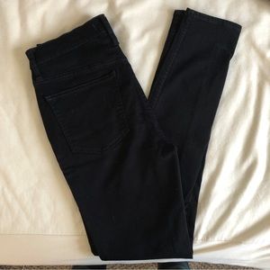 MADEWELL BLACK HIGH RISE SKINNY JEANS